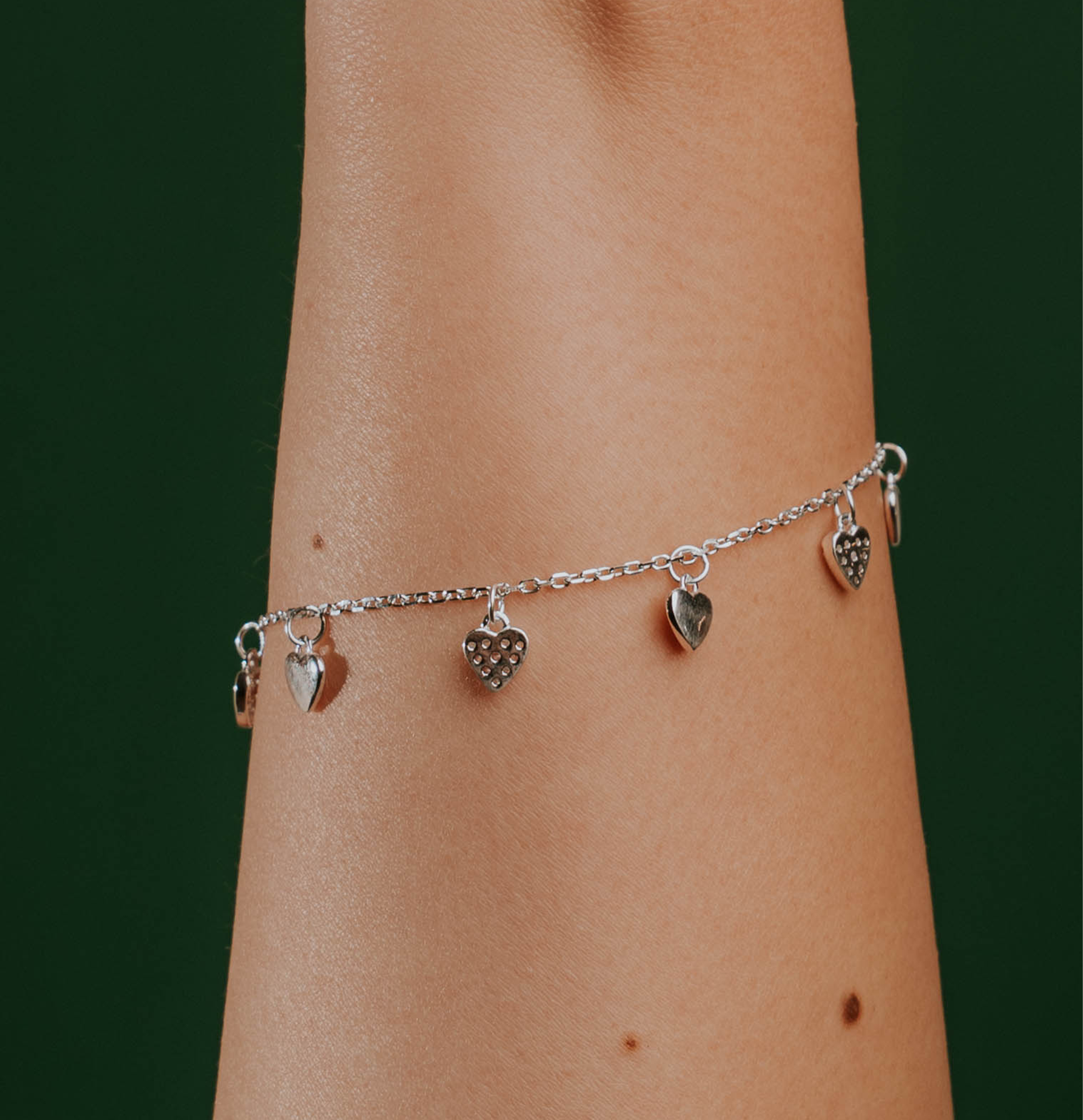 Pulsera de Corazón Ajustable